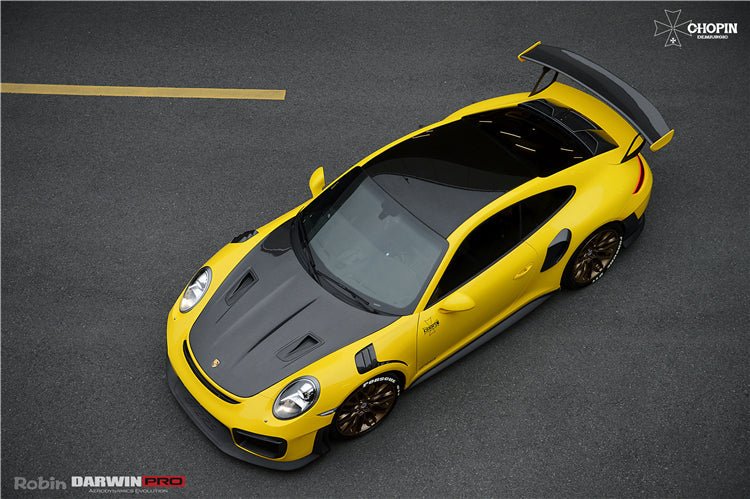 2012 - 2019 Porsche 991 Carrera S & Targa 4 & 4s GT2RS Style Carbon Fiber Hood